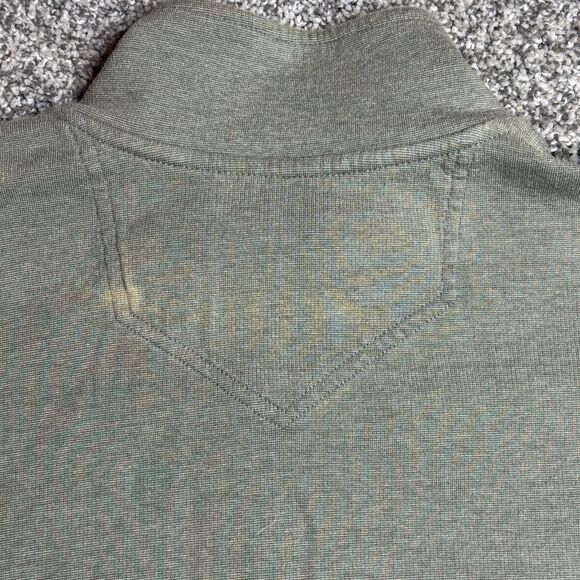 Eddie Bauer 1/4 Zip Sweater Men's 2XL Long Sleeve Pullover Cotton Pre Owned - Picture 10 of 11
